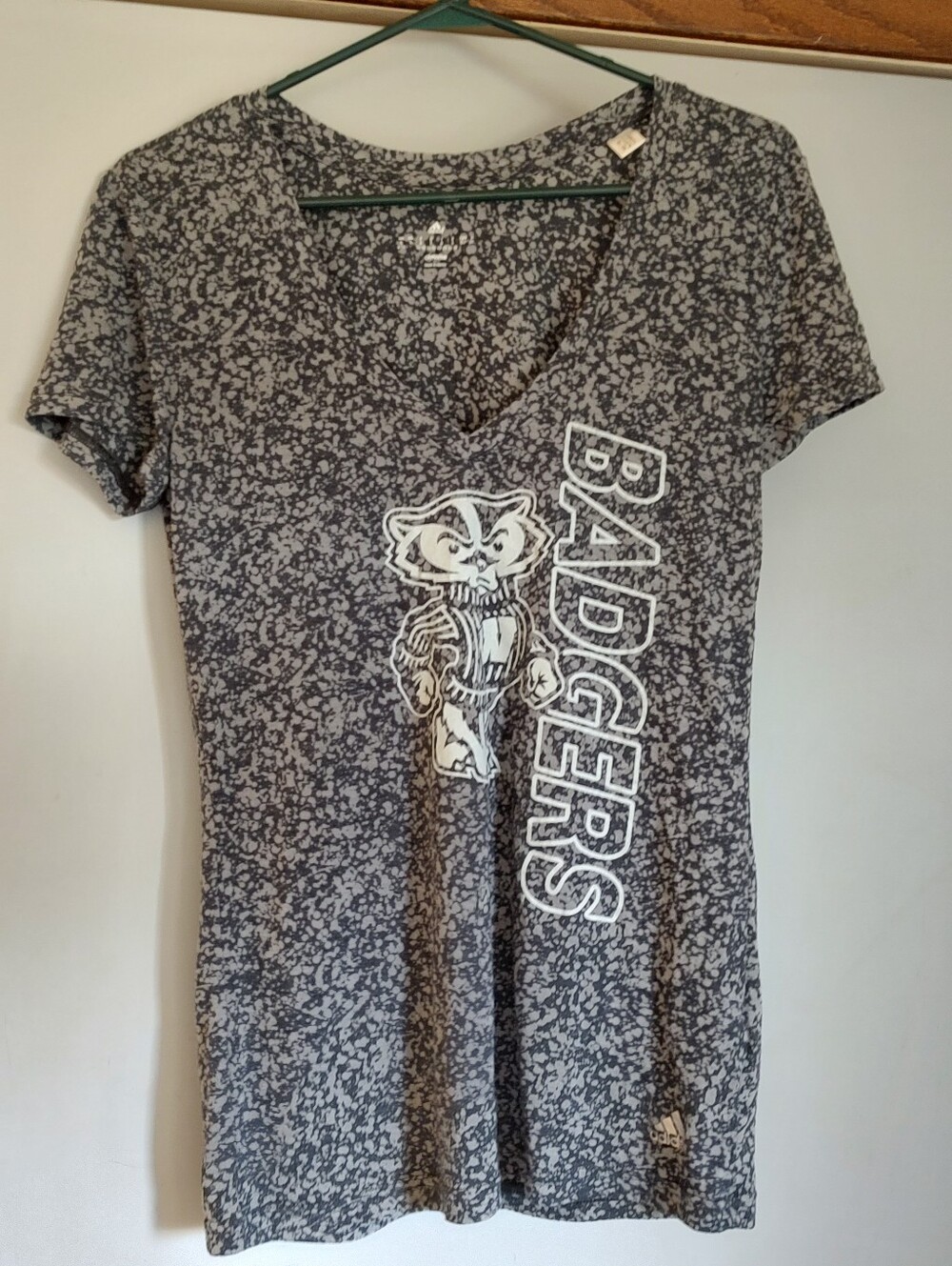 Adidas Women's Climalite Wisconsin Badgers Graphic T-shirt